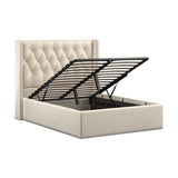 Farnham Fabric Ottoman Bed Frame - 04
