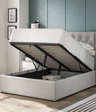 Farnham Fabric Ottoman Bed Frame - 04